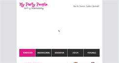 Desktop Screenshot of mypartypeople.dk